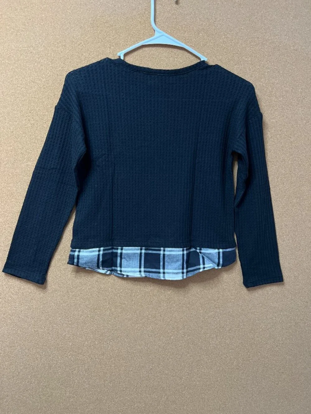 The Children's Place Girl M (7/8) Pullover Sweater Long Sleeve Black NWT